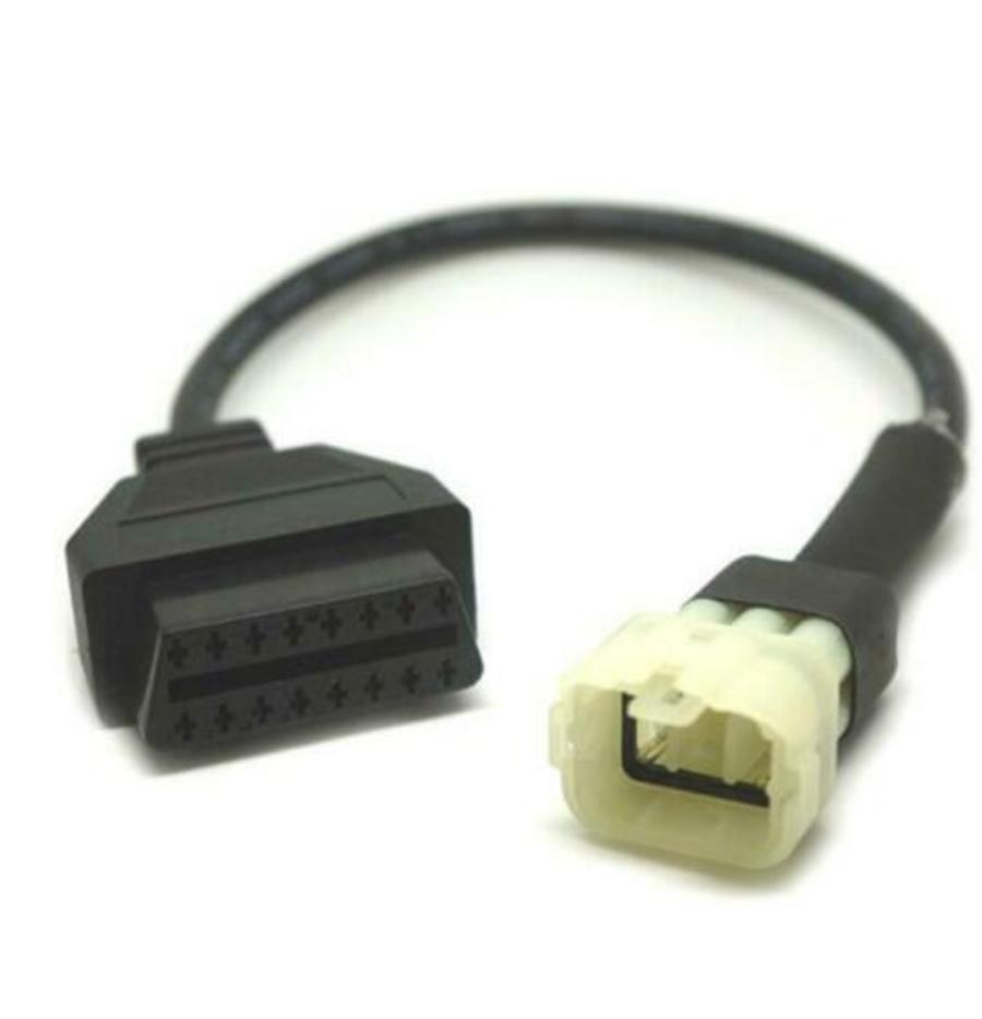 Diagnostic 6 Pin Obd2 Cable Harness For 2017+ Kawasaki Z900 Z900Rs Obdii Adapter
