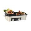 Doppelzonen Hot Pot Grill-Kombination mit großer Kapazität & Multifunktionaler Doppel-Temperaturregelung