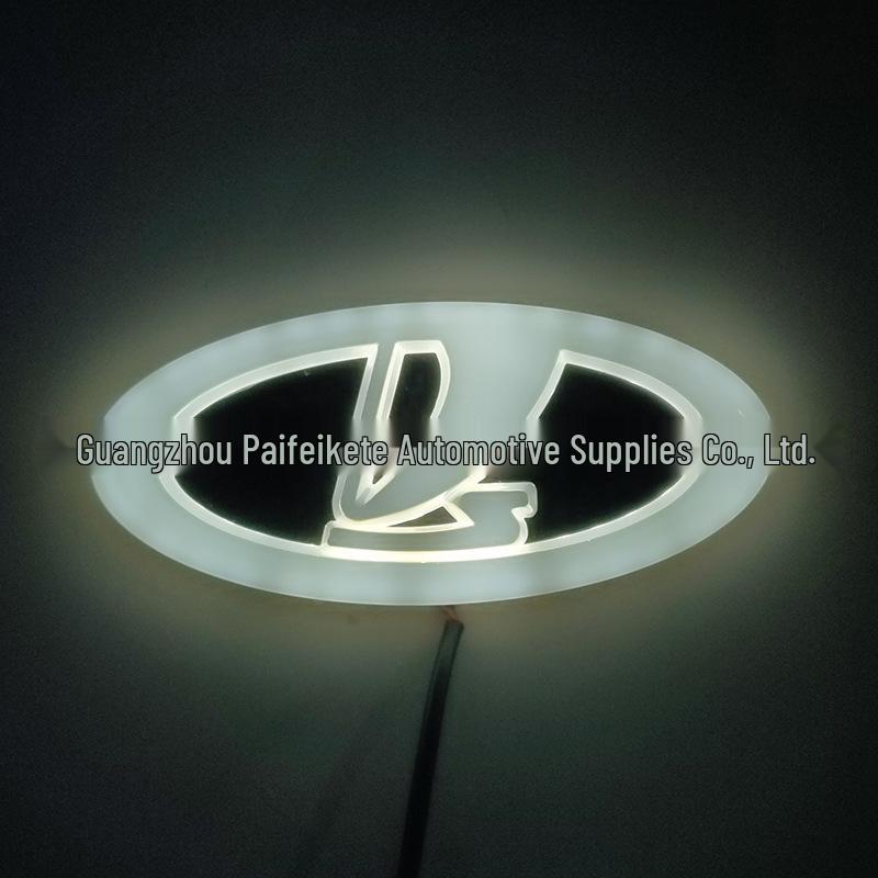 Leuchtendes LED 4D Rücklicht für LADA Auto Logo