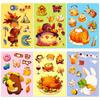 6 Turkey Puzzle Face Changer Stickers Thanksgiving Anime Cartoon Collage Fall Harvest