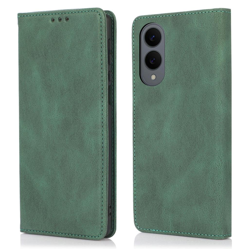 For Samsung Galaxy S25 Edge Case Wallet Magnetic Closing Leather Flip Phone Cover