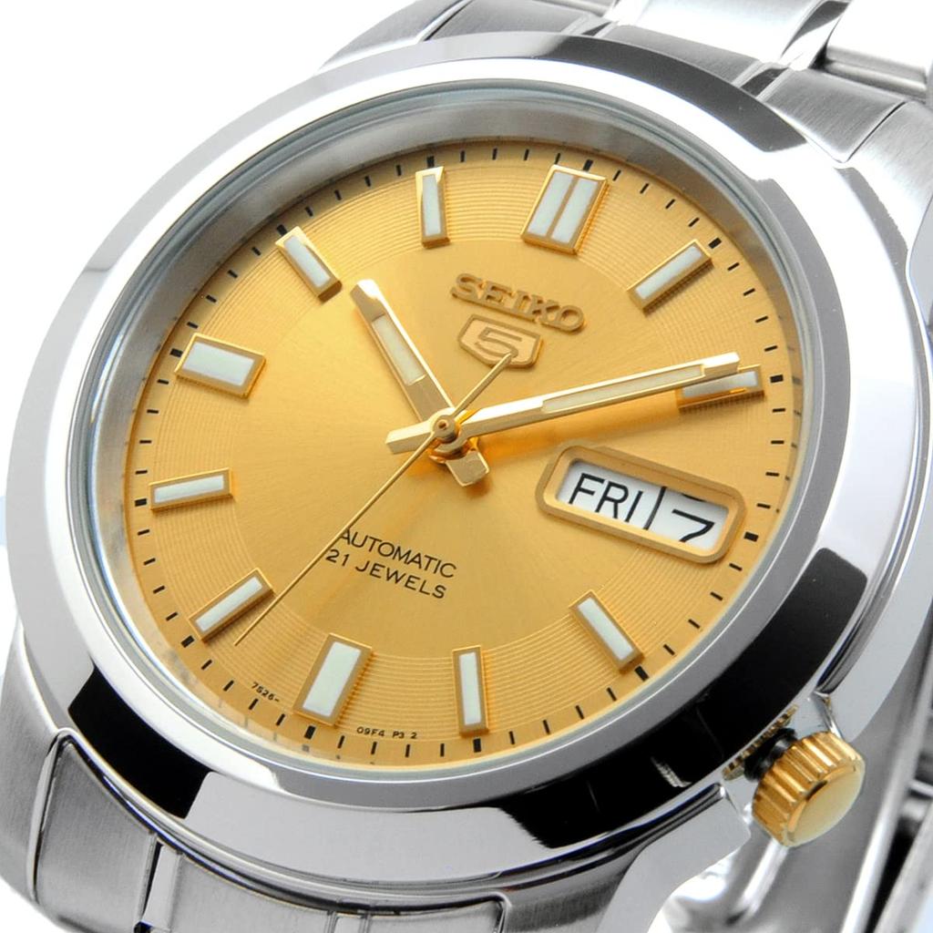 [Seiko] SEIKO Five Automatic Men's Watch SNKK13K1 Gold