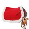 Christmas Red Horse Hat Horse Saddle Cushion Christmas Equine Costume Horse Bareback Pad For Pet Parents Animal Lovers