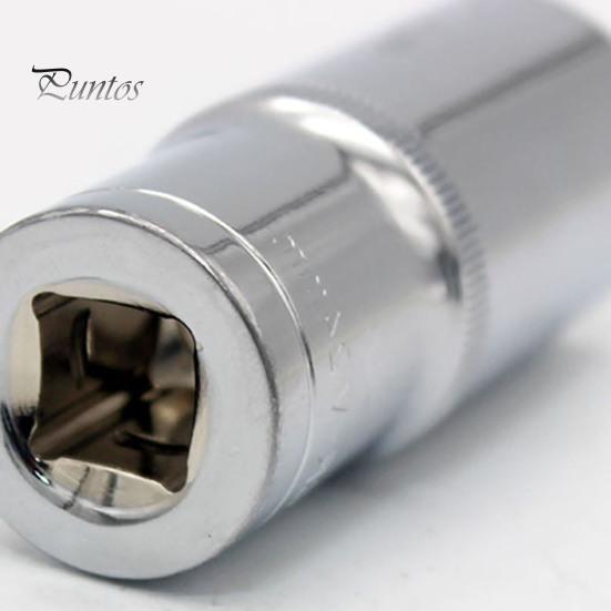 Puntos 1/4inch Deep Socket 4-14mm Hex Nut Driver Wrench Car Repair Tool Accessories