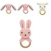 Baby Plush Knitted Animal Rattles With Soft Pp Cotton For Newborn Comfort And Entertainment