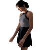 Koreanischer rückenfreier Qiandongge High-Waist-Badeanzug für kleine Brüste, konservativ, Bauch und dünner Rock, einteilig