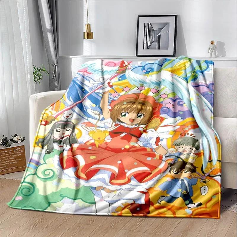 Card Captor Sakura Cartoon Decken Mode Decken Warme Flanell Weiche Bequeme Decke Haus Reise Decke Geburtstagsgeschenk