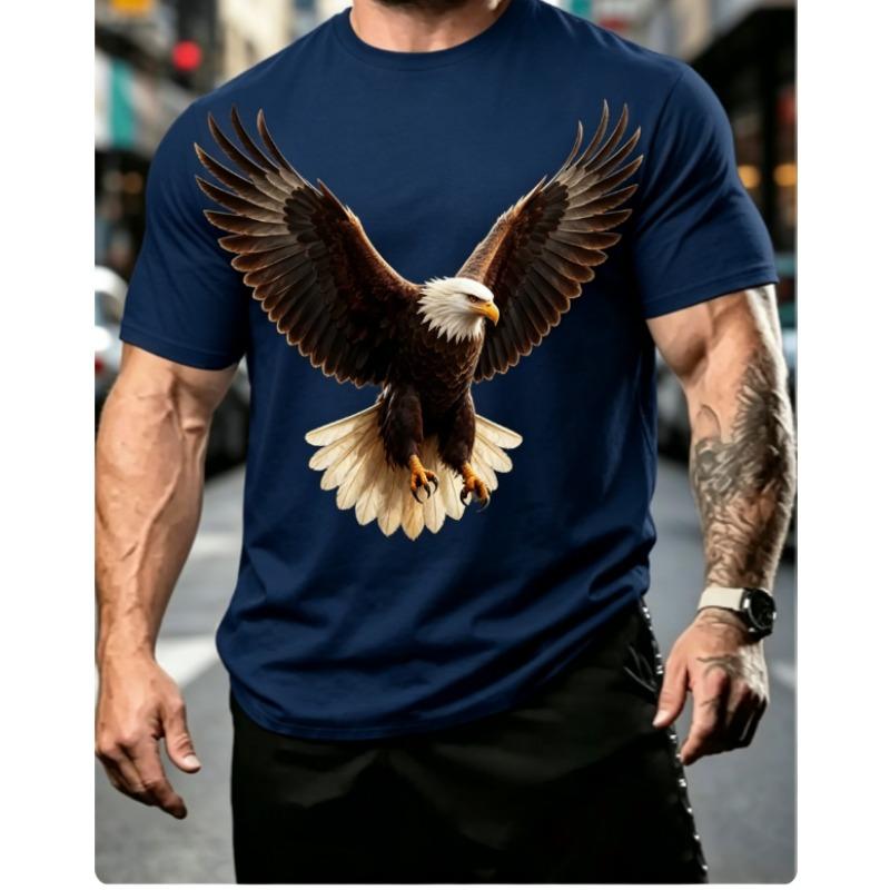 T-shirt da uomo con stampa grafica 3D retrò - Perfetta per l'uso quotidiano e le vacanze