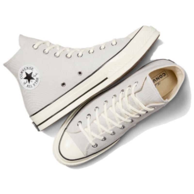 Converse Chuck 70 Comfortable High Top Canvas Shoes Unisex Moonlight White Grey