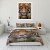 Tiger Pattern Bedding Set Cute Bear Kawaii King Twin Double Child Bedding Collection Microfiber Or Polyester Duvet Cover Collection