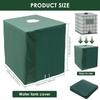 IBC Tote Cover Waterproof 1000 Liter Rainwater Container Rain Dustproof Water Tank Cover Oxford Cloth Outdoors UV Protection