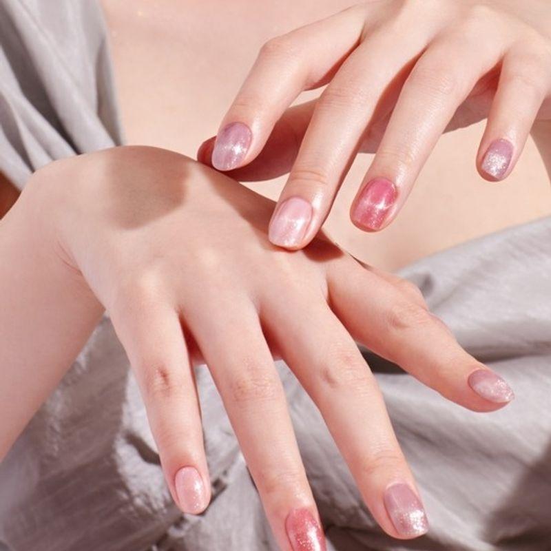 EDGEU Shop Gel Grape Wine Adhesive Gel Nail 16pcs Grapewine