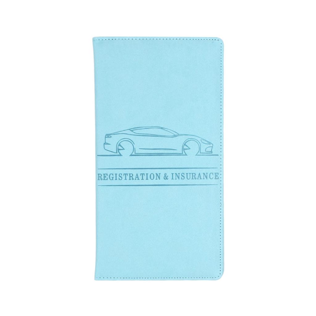 Driver License Cover Magnetic Clasp Insurance Card Holder Vehicle Glove Compartments Waterproof Car Document Holder