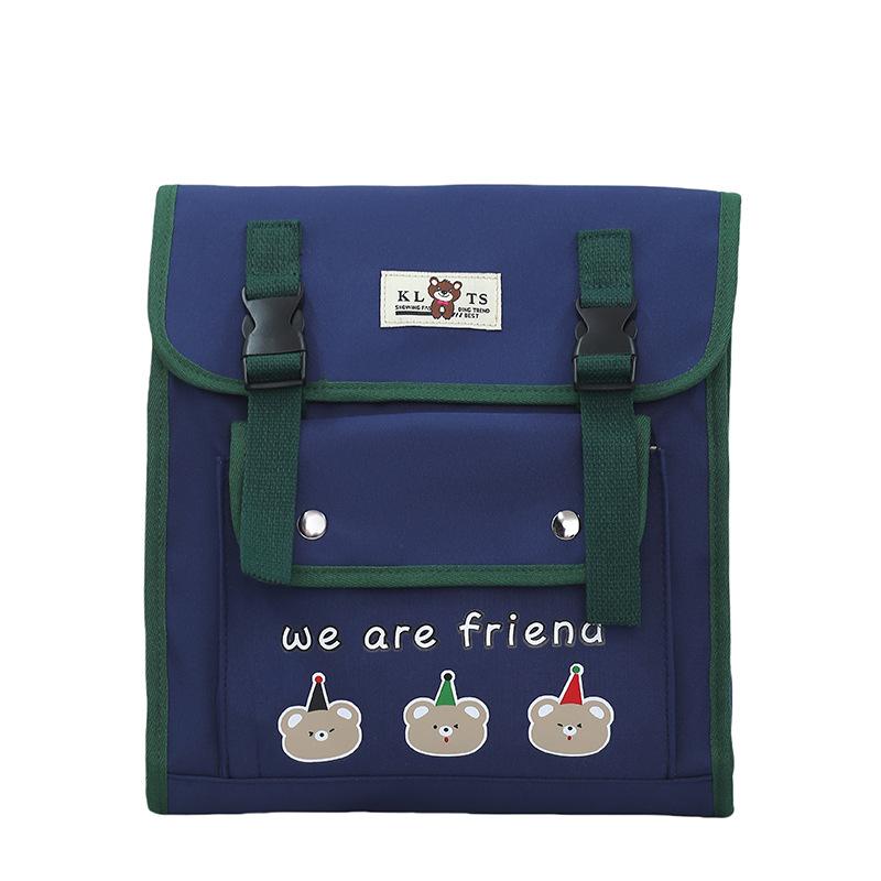 

Backpack Kids Delightful With Cute Animal Design And Breathable Nylon For Preschool And Use Daily синій