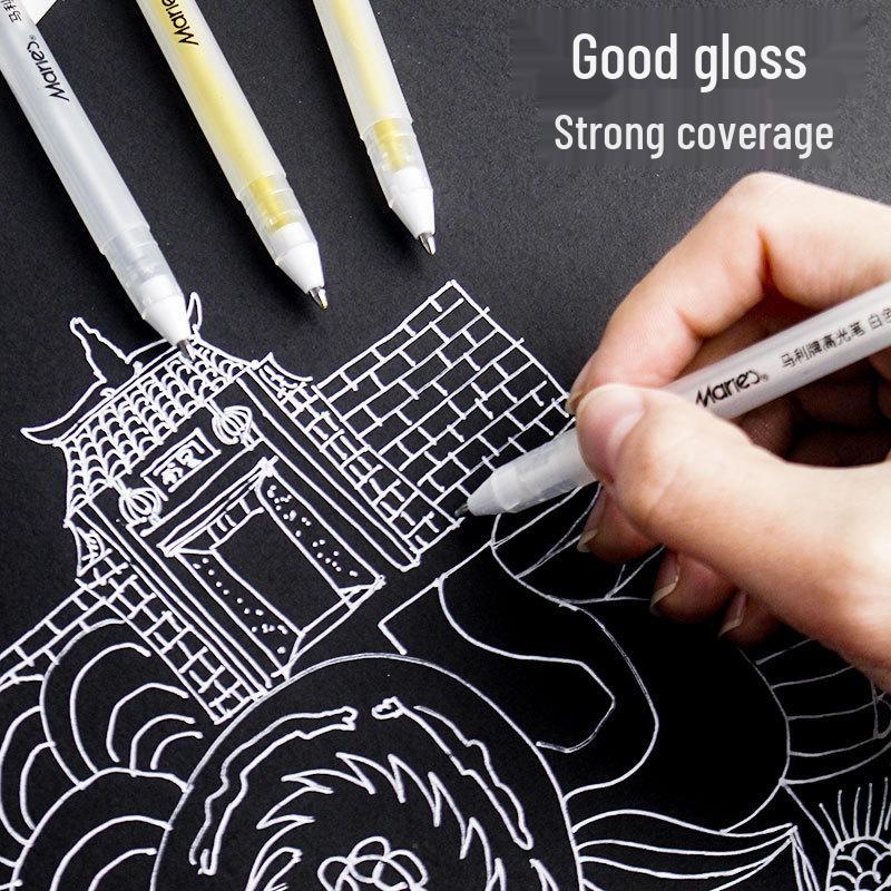 

Mali White Highlight Pen for Anime and Sketching Free billing