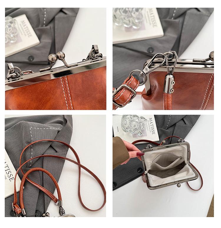 2026 Retro Soft Leather Women's Bag: Fashionable Shoulder & Crossbody Handbag