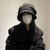 Thickened Painter Hat Harajuku Plush Octagonal Cap Casual Suede Beret Hat  Autumn
