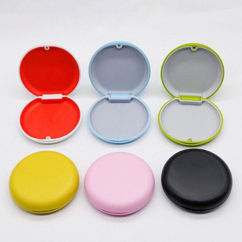 Magnetic Invisible Braces Storage Box Waterproof with Mirror False Teeth Container Large Capacity Orthodontic Retainer Case