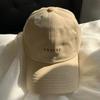 Letter Embroidery Peaked Cap Korean Girl Outdoor Sun Visors Hat New Baseball Hat  for Women