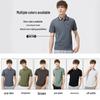 Hodo Men's Linen Silk Blend Short Sleeve Polo Shirt