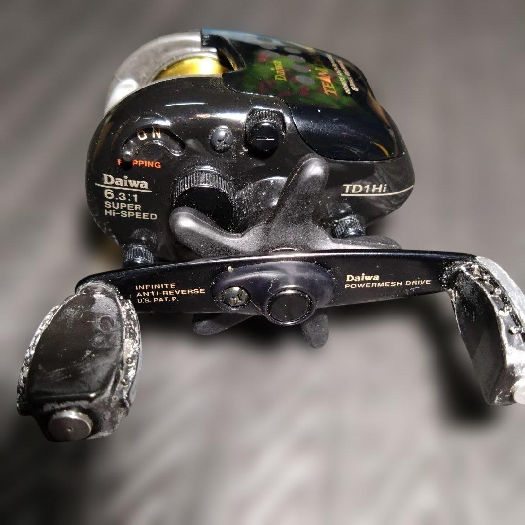 Used Daiwa TEAM DAIWA TD1Hi bait reel