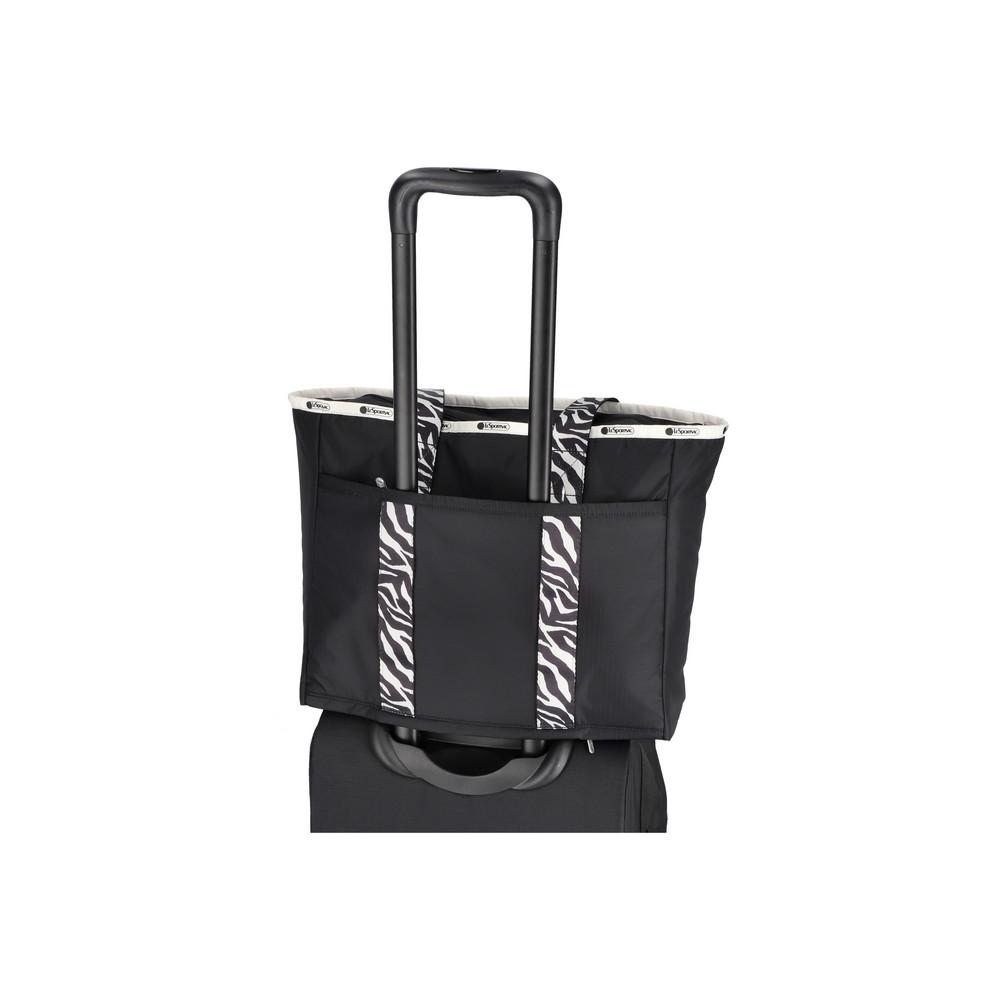 Lesportsac Noir Zebra Classic Zip Tote Bag [1305.Hd09]