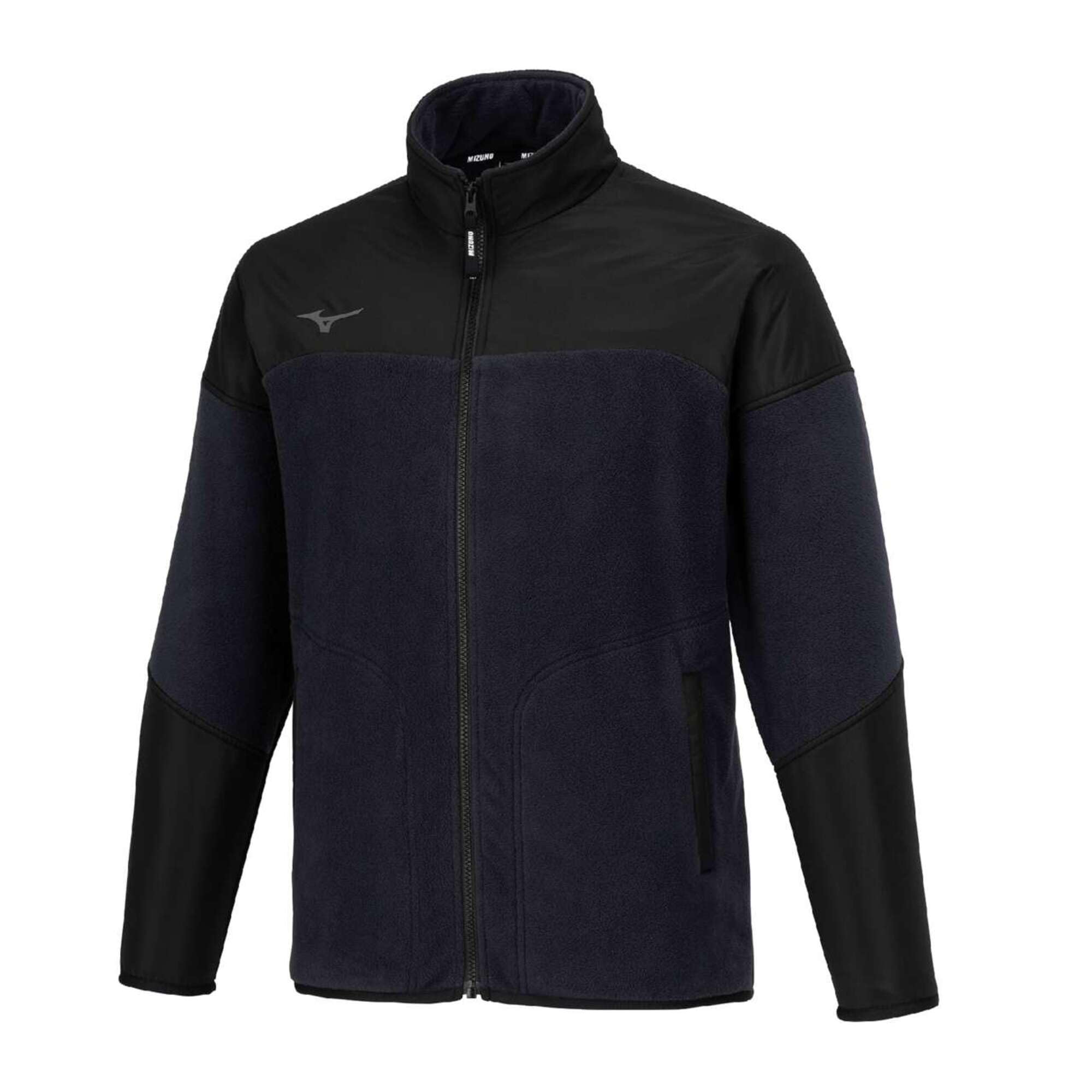 

Mizuno Tennis Wear Fleece Standard 62MCB520 Jacket, Water-Repellent, Silhouette, Black, чёрный