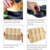 8 Grids Non-Stick Silicone Cake Mold French Bread Mould Heat Resistant Burger Muffin Pan Tray Cupcake Kitchen Diy Baking Mold
