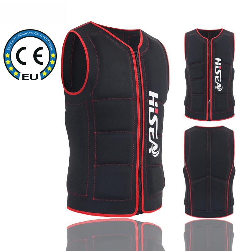 Gilet di salvataggio Haisheng Pro per il surf - Gilet alla moda, ad alta galleggiabilità ed elastico per sport acquatici