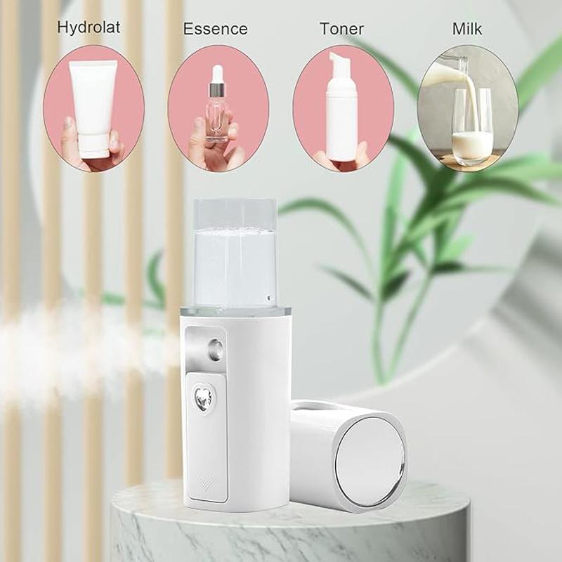 Facial Mister Mini Portable Rechargeable Mini Nano Mist Sprayer Facial Sprayer Skin Care Machine For Face Hydrating Daily Makeup