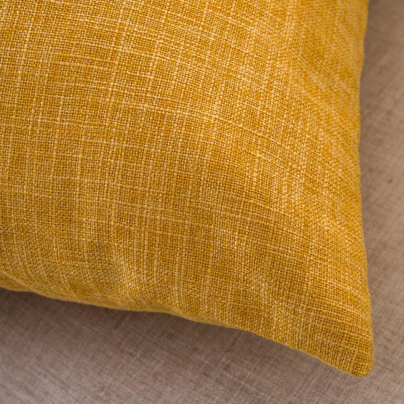 Meijuner Simple Solid Pillow cover Cotton Linen plain Pillowcases Decorative living room cushion covers For sofa home