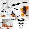 Set of 8 Wall Decorations - Spooky 3D Stickers for Halloween Home Decor