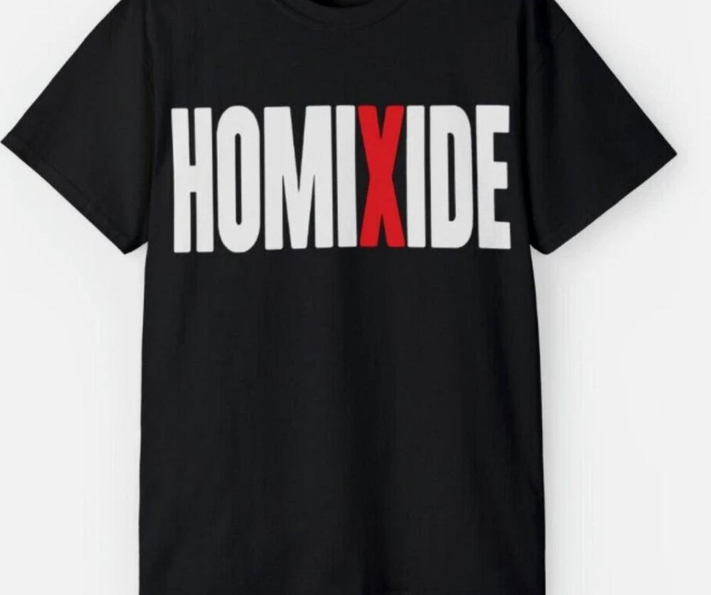 

Мерч HOMIXIDE Gang Хлопковая футболка Карти Карсон Одинокая футболка M