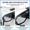 2PCS Car Transparent Car Rearview Mirror Rain Eyebrow Visor Cover For Volvo XC60 XC90 S60 S80 S40 V40 V60 V70 V50 XC70