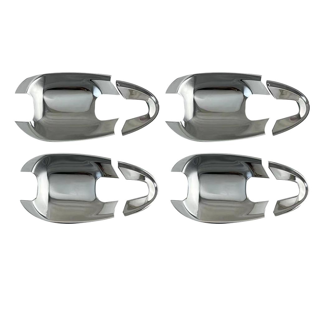 Car Decoration Door Bowl Handle Cover For Toyota  2010-2015 Silver Cars Accessories Exterior Styling Upgrade