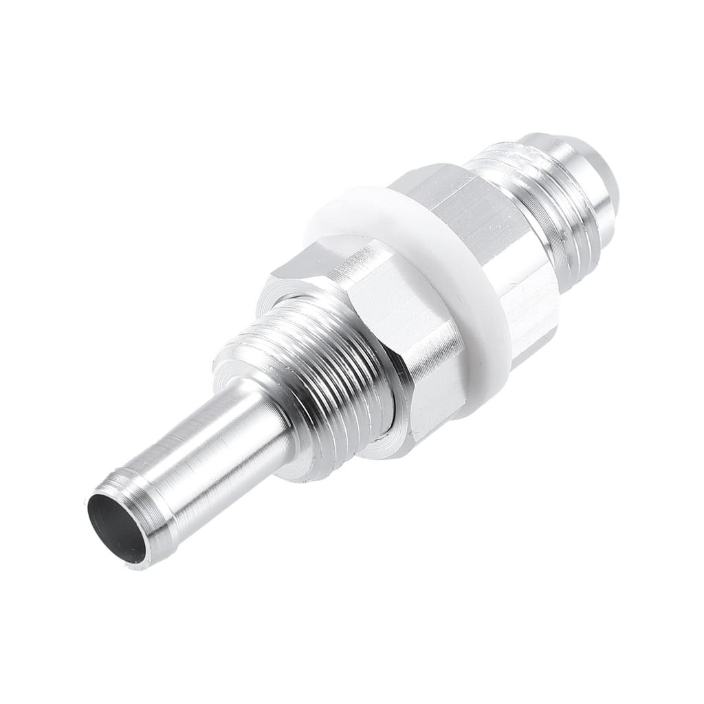 uxcell 2pcs Car Fuel Line Fittings 6AN Male Flare Bulkhead To 8mm Hose Barb