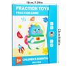 Magnetic Fraction Tiles & Fraction Circles Learning Puzzle Game Set for Preschool Math Manipulatives Educational Tool