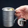 1Pc Retro Old Coffee Water Cup Industrial Style Oil Barrel Mug Outdoor Camping Picnic Beer Mug Drinking Utensils Stainless Stee