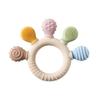New Baby Silicone Teether Dental Toys BPA Free Silicone Finger Teething Ring Bracelet for Newborn Goods Baby Teething Toys Gift