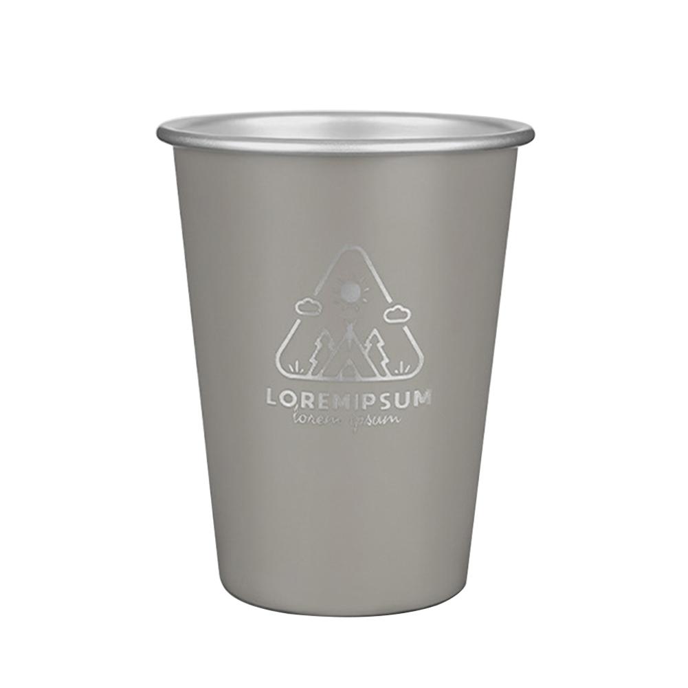 

Stainless Steel Cup Set for Outdoor Camping Travel BBQ Wine Beer Tea Coffee Mug for Outdoor Party Drink Wine Tool сірий