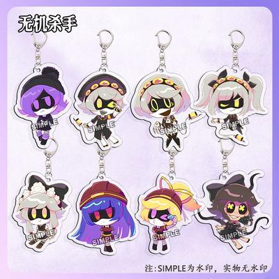 Murder Drones Uzi Doorman Acrylic Keychain Jewelry Friends Gift Bag Charms Keyring Souvenir Creative Key Chain Fanshion Pendant