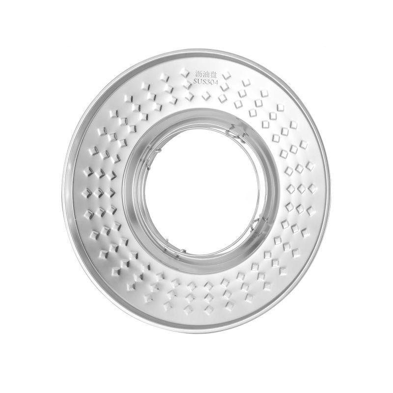304 Stainless Steel Drain Pan Anti-hot Anti-splash Drain Rack New Multi-functional Fryer Side Rack Household Kitchen Artifacts