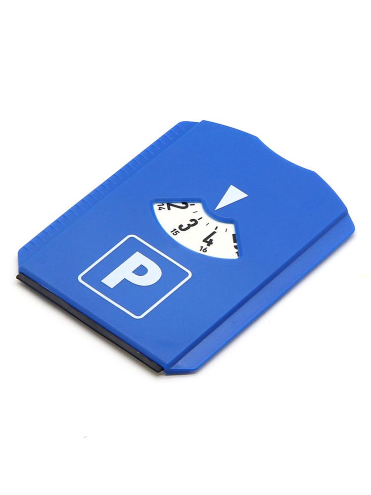 

Автомобільний лобове скло Лопата для снігу Дисплей Час Диск Час повернення Примітка Скребок для льоду Знак часу паркування автомобіля Таймер Годинник Снігоприбиральник синій