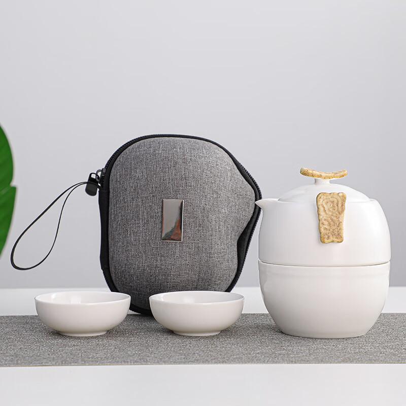 Minguana Portable Ceramic Travel Tea Set