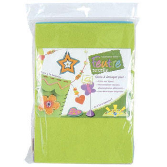 FEUTRE A4 3 - 8 COULEURS ASSORTIES