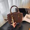 Street Style Bucket Bag With Pu Material And Zipper Closure For Daily Use