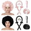 6PCS Heatless Hair Curlers Set Eva Foam Rollers for Overnight Waves No Heat Sleep Styling Kit