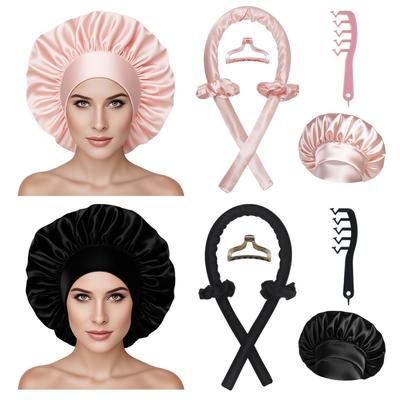 6PCS Heatless Hair Curlers Set Eva Foam Rollers for Overnight Waves No Heat Sleep Styling Kit