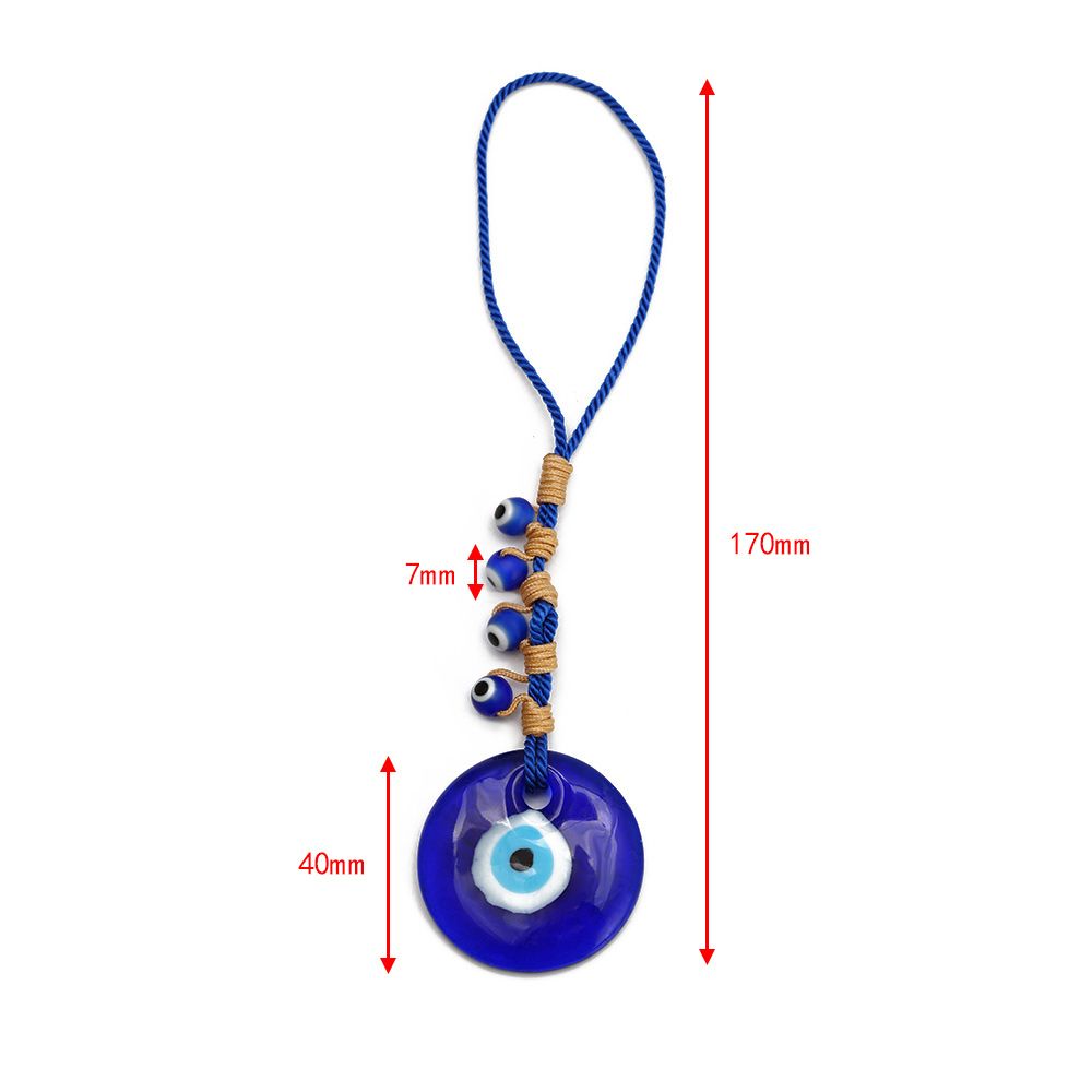 Decor Home Living Room Evil Eye Beads Pendant Evil Eye keychain Devil's Eye Car Pendant Phone Strap
