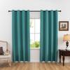 1pc Solid 100% Blackout Curtains with Grommets,  Curtains for Living Room, Bedroom